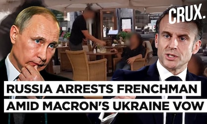 Russia Arrests Frenchman For Spying As Macron Tells Ukraine "We Will Not Weaken" In D-Day Address
